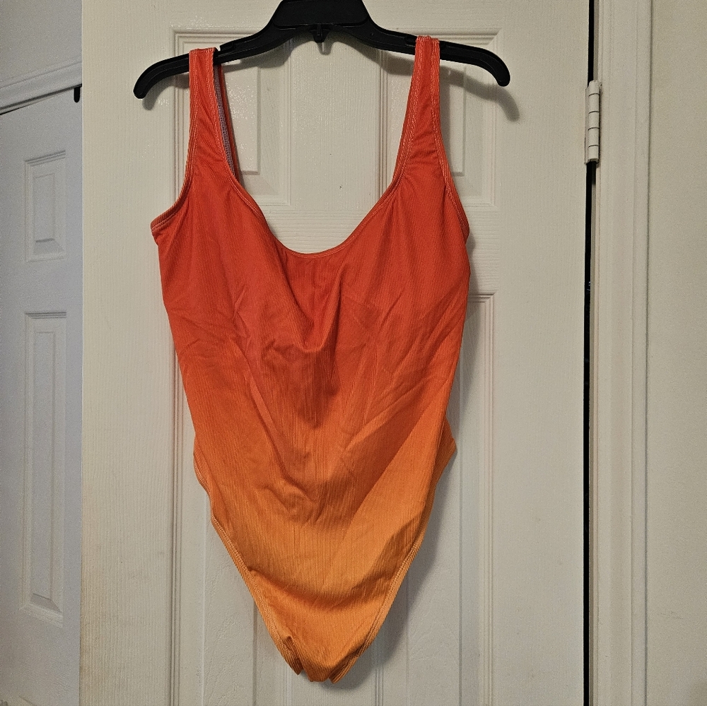 Ombre Orange One-Piece Swimsuit